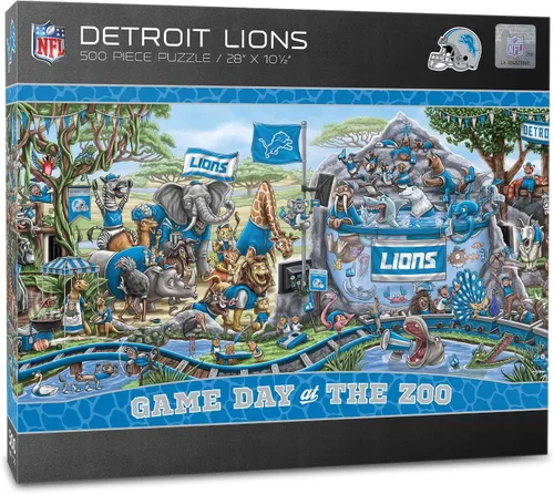 Vista 35 de YouTheFan - Rompecabezas NFL Game Day at The Zoo, 500 piezas
