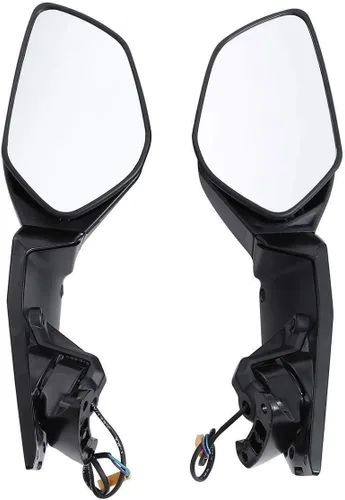Vista 2 de TCMT Espejos laterales retrovisores LED señal de giro para Kawasaki Ninja H2 2015-2024 ZX1000 2015-2018 CARBON ZX1000 2017 CARBON ZX1002 2019-2020