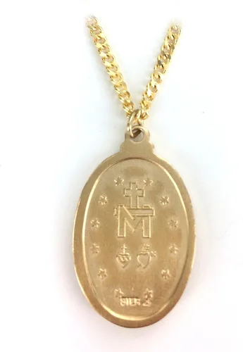 Vista 2 de TrueFaithJewelry Medal Oval 1-18 Inch