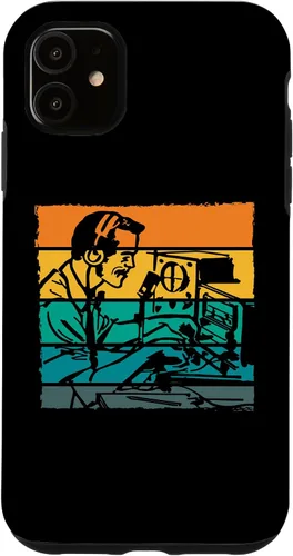 Vista 8 de iPhone 12 mini Retro Radio Vintage Broadcast Ham Radio Case