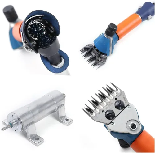 Vista 8 de Afilador eléctrico de corte de oveja 550 W profesional animal ganado ovejas cabra Grooming Clipper lana cizalla máquina afilador de cuchillos
