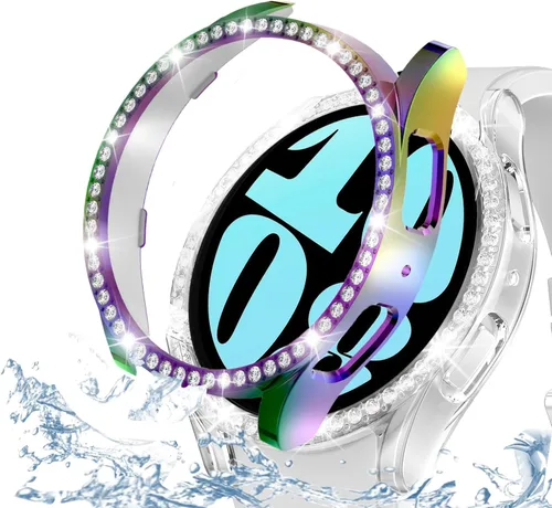 Vista 73 de DEALELE Paquete de 1 + 3 fundas compatibles con Samsung Galaxy Watch 7 Ultra (1.772 pulgadas), funda protectora de policarbonato transparente