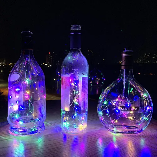 Vista 8 de Luces parpadeantes multicolor con 8 modos de iluminación, luces de hadas con 100 LED de 36 pies, luces de Navidad alimentadas por USB con control