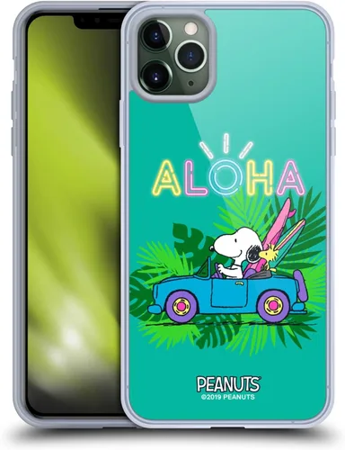 Vista 121 de Head Case Designs Snoopy Aloha Disco - Funda de gel con licencia oficial de Peanuts Surf [protección de grado militar] compatible con Apple iPhone