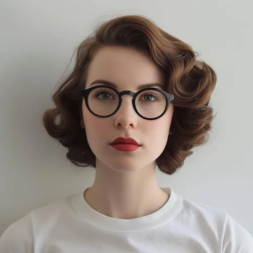 Vista 4 de LONDON MOLE® Graduate reading glasses Cool round panto shaped readers Brillo negro