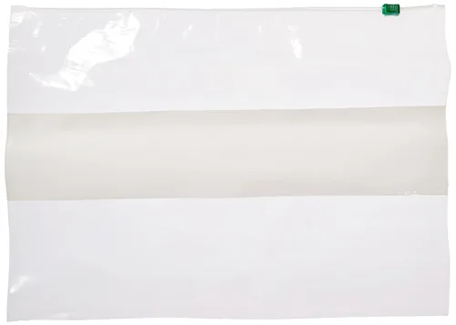 Vista 94 de Aviditi Poly Bolsa con cierre hermético blanco, 10" x 12", Azul, 1000