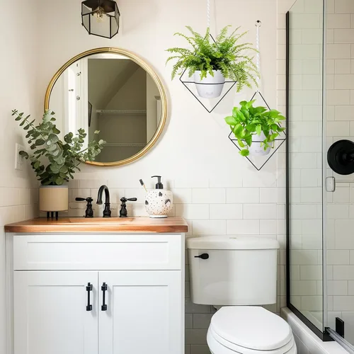 Vista 8 de Koalaime Macetas colgantes para plantas de interior, juego de 2 macetas colgantes de riego automático, modernas cestas colgantes con soporte