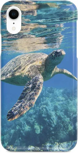 Vista 12 de Inspired Cases - Compatible con iPhone 8 Plus - Funda protectora con textura 3D para Apple iPhone 8 Plus - Tortuga marina submarina