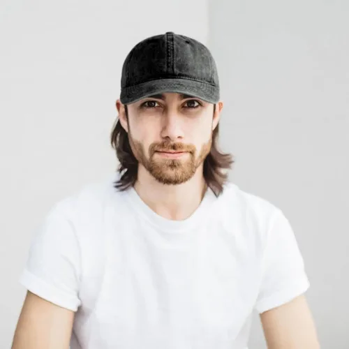 Vista 5 de Gorra de béisbol para hombre y mujer, de algodón liso, ajustable, de sarga lavada, de perfil bajo, A1008 de Edoneery