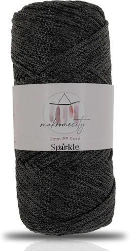 Vista 60 de Makromecity, Cordón de macramé de poliéster de 2 mm x 38 metros (125 yardas) 2 mm de polipropileno, cordón de macramé para crochet, bolsa