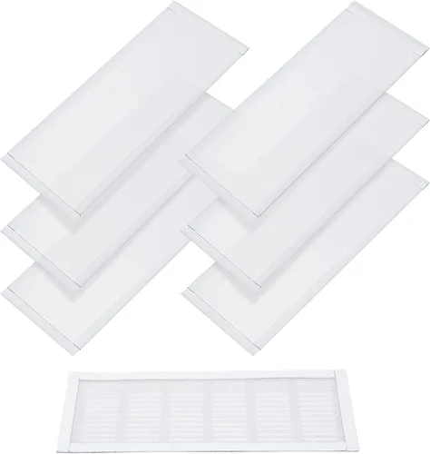 Vista 18 de Cubiertas de ventilación de piso rectangulares, cubierta de rejilla de ventilación de aire, cubierta magnética de malla de ventilación de PVC