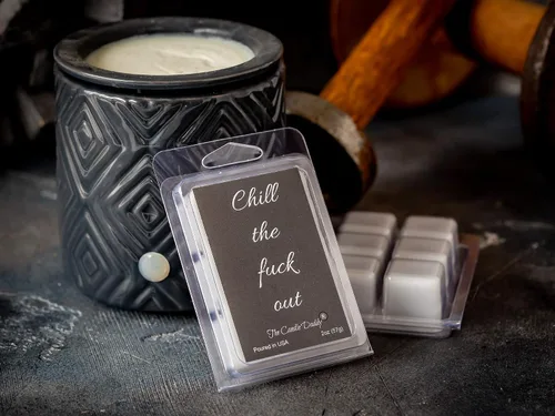 Vista 3 de Cera perfumada de eucalipto para derretir/cubos – 2 oz – Chill The Fuck Out