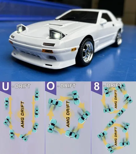 Vista 6 de 1/18 coche de la deriva de RC con control proporcional del coche RWD
