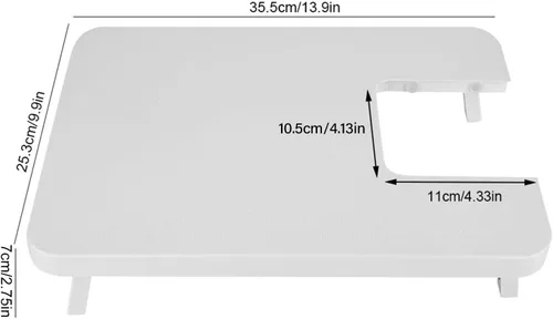 Vista 5 de Estink Tabla de extensión para máquina de coser, mini mesa de extensión portátil de plástico ABS para escritorio para el hogar, accesorios
