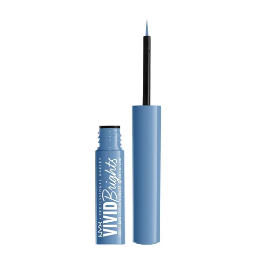 Vista 7 de NYX PROFESSIONAL MAKEUP Vivid Brights - Delineador líquido resistente a las manchas con punta precisa, Cobalt Crush 05 Cobalt Crush