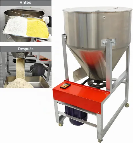 Vista 2 de TECHTONGDA Mezcladora de la licuadora del mezclador del polvo para el gránulo seco 165lbs de la partícula del grano