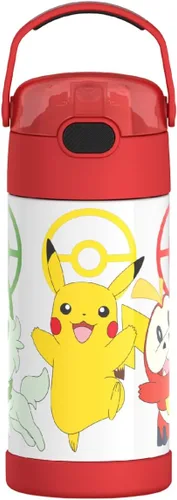 Vista 17 de THERMOS FUNTAINER Botella de agua con pajita, 12 onzas, Avengers