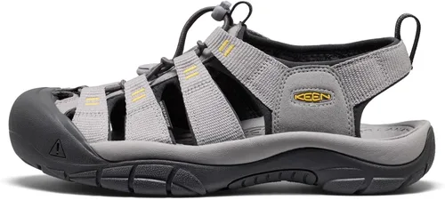 Vista 3 de KEEN Newport H2 Sandalias de punta cerrada para hombre Aleación/oro crema