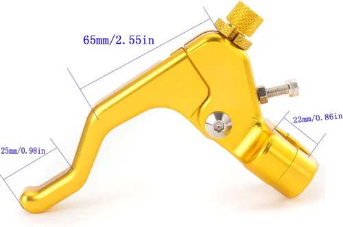 Vista 5 de Palanca de embrague universal CNC corta Stunt 0.866 in 7/8 "manillar motocicleta Dirt Bike Performance Easy Pull para Yamaha FZ-07 MT-07 FZ1 FZ8