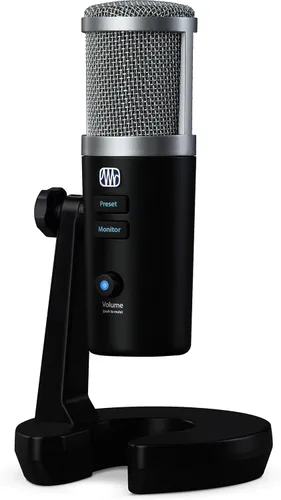 Vista 2 de PreSonus Revelator USB - Micrófono de condensador para podcast, transmisión en vivo, con efectos de voz incorporados más mezclador de bucle