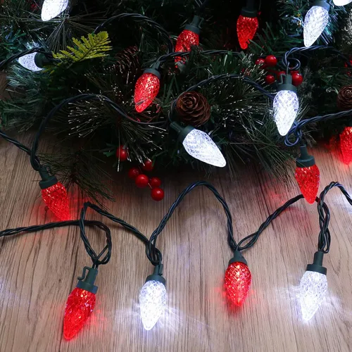 Vista 7 de Brizled - Luces de Navidad C9 para decoraciones navideñas al aire libre