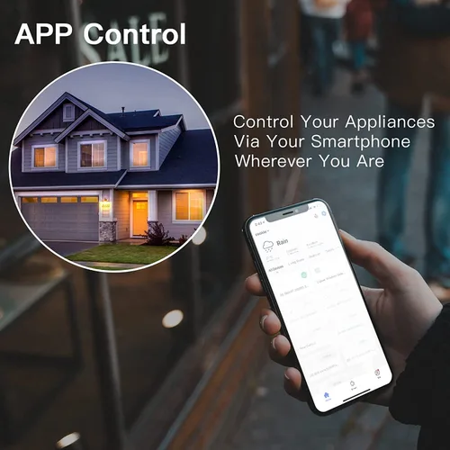 Vista 5 de BSEED - Interruptor de luz inteligente, interruptor táctil WiFi de 1 vía con control de aplicación Smart Life y función de temporización