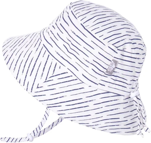 Vista 20 de JAN & JUL - Gorro de sol con capucha de algodón Grow-with-Me para bebés y niños Verde militar