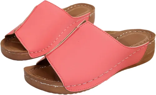Vista 12 de Sandalias ortopédicas para mujer con soporte para el arco, cómodas sandalias ortopédicas de verano con puntera abierta