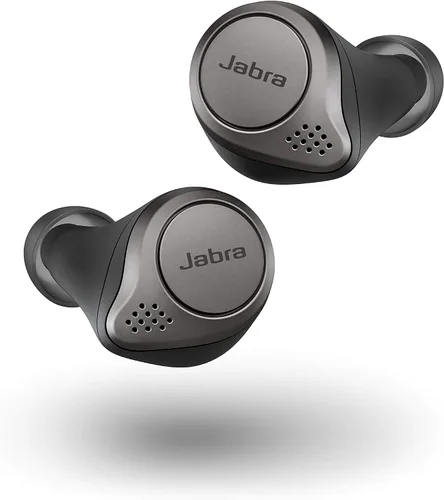Vista 8 de Auriculares inalámbricos Jabra Elite 75t con asistente de voz, color negro, con estuche de carga (renovados)