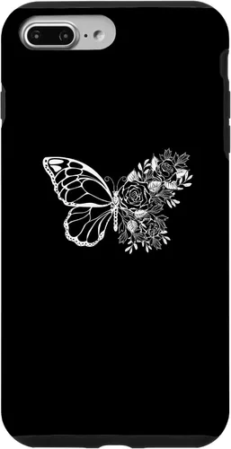 Vista 12 de Butterfly with Flowers Design Butterflies Flower Lover Case for iPhone 16
