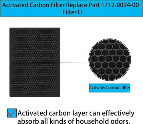 Vista 5 de HR900 - Kit de filtros de repuesto para purificador de aire para mascotas Winix HR900, parte de repuesto 1712-0093-00 filtro T y filtro U