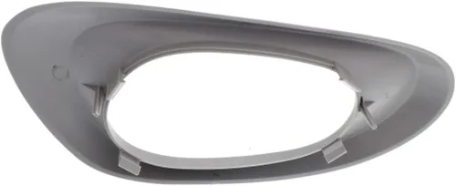 Vista 2 de Moldura para manija de puerta Chevy Trailblazer 2002-2009 para lado del conductor Trasera Interior Gris texturizado Solo bisel Plástico