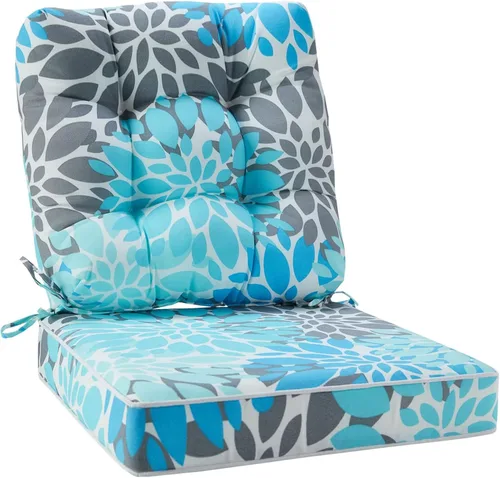 Vista 11 de JMGBird Cojín para silla de exterior, cojín para silla de patio, 19 x 19 pulgadas, para muebles de patio