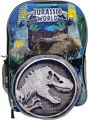 Vista 2 de Jurassic World - Mochila de 16 pulgadas con juego de lonchera