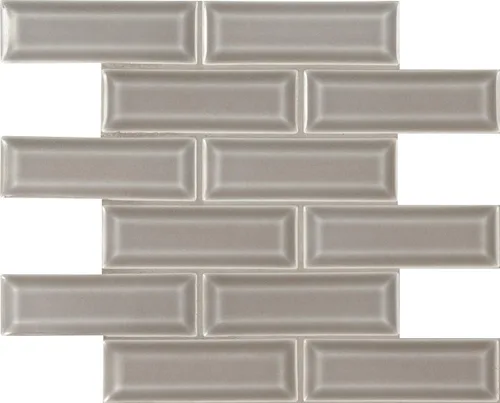 Vista 16 de MSI Azulejo de mosaico montado en malla de ladrillo de cerámica biselado blanco antiguo para salpicaduras de cocina, pared de baño, pared de acento