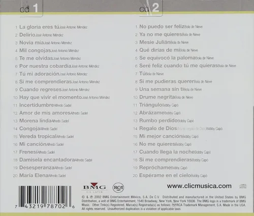 Vista 2 de RCA 100 Años de Música - Segunda Parte Cuatro Grandes Romanticos del Caribe