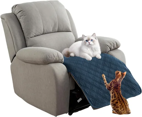 Vista 27 de Fundas impermeables para sillas reclinables, fundas reclinables para perros y mascotas, lavable, antideslizante, funda para silla reclinable