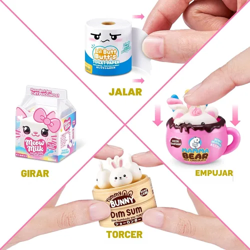 Vista 3 de Mini Brands Kawaii Capsule de ZURU, mini coleccionables Surprise Kawaii, embalaje ciego, coleccionables con temática japonesa (paquete de 2)