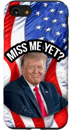 Vista 18 de iPhone 16 Anti-Biden Donald Trump Miss Me Yet Funny Political 2024 Case