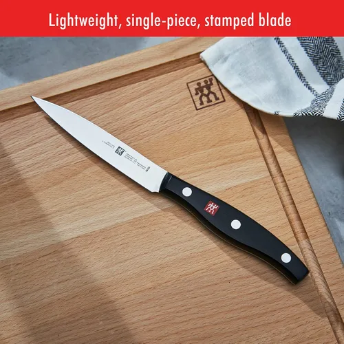 Vista 6 de ZWILLING TWIN Signature Juego de Cuchillos con Bloque Autoafilable de 15 Piezas - Marrón