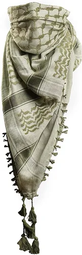Vista 2 de MORA Premium Shemagh Scarf - Beautiful Gift Box - Large Arab Tactical Military Desert Head Neck Keffiyeh Wrap with Tassels