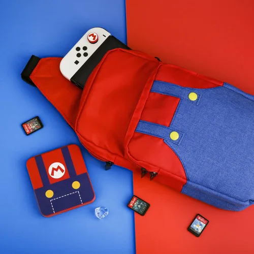 Vista 6 de GLDRAM Paquete de bolsas de viaje para Nintendo Switch, bonita funda de transporte para Switch Lite y Switch OLED, kit de accesorios de bolsa
