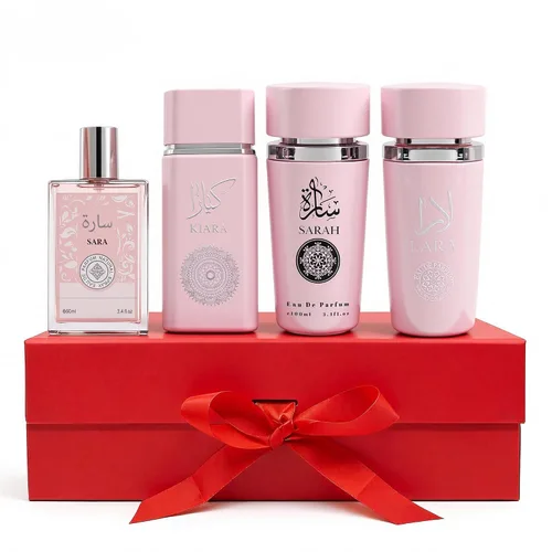 Vista 7 de AFLUXE Set de perfume para mujer, 4 piezas, perfume de larga duración
