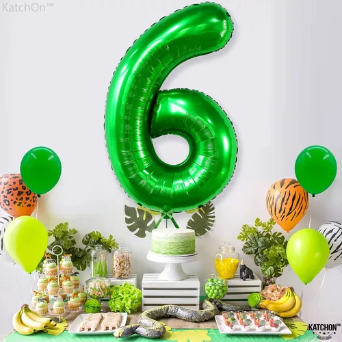 Vista 522 de KatchOn Globo negro del número 1 de 40 pulgadas, globo de feliz cumpleaños Large Mylar Number One Balloon for 1st Birthday Decorations, Foil