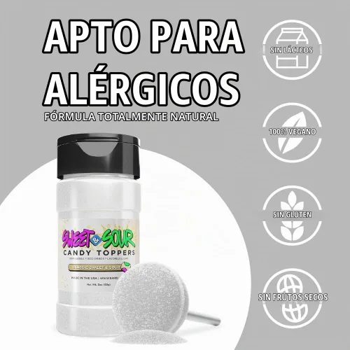 Vista 2 de Bakell - Clásico topper de caramelo agridulce (85g 1x frasco agitador) para frutas, alimentos y postres