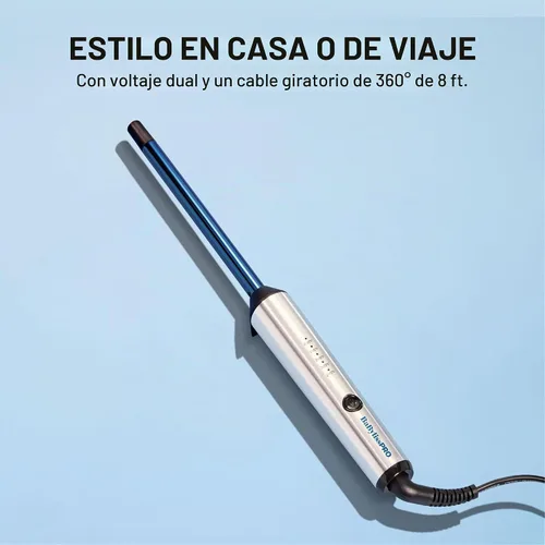 Vista 6 de BabylissPRO Nano Titanium Professional Curling Wand For All Hair Types, Reaches 430 Degrees For Long Lasting Curls