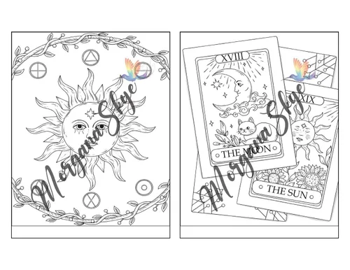 Vista 5 de Witchcraft Coloring Book for Adults Channel Your Creative Energy and Discover the Magic of Plants, Herbs, Crystals, and Beyond