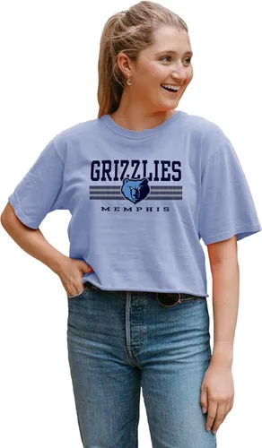 Vista 5 de Blue 84 Camiseta corta de la NBA para mujer, con licencia oficial de la NBA, color del
