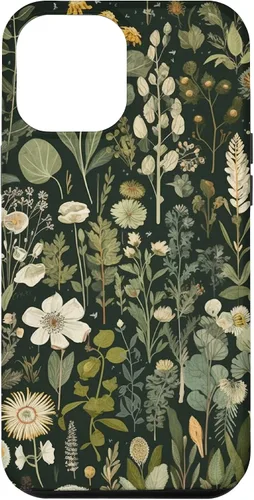 Vista 26 de Olive Green Boho Botanical Wildflowers Funda para iPhone 17