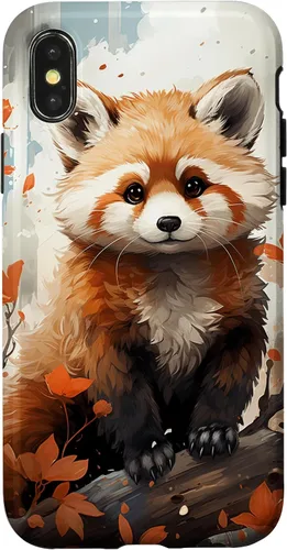Vista 5 de Cute Red Panda, Red Panda Lover Case for iPhone 17